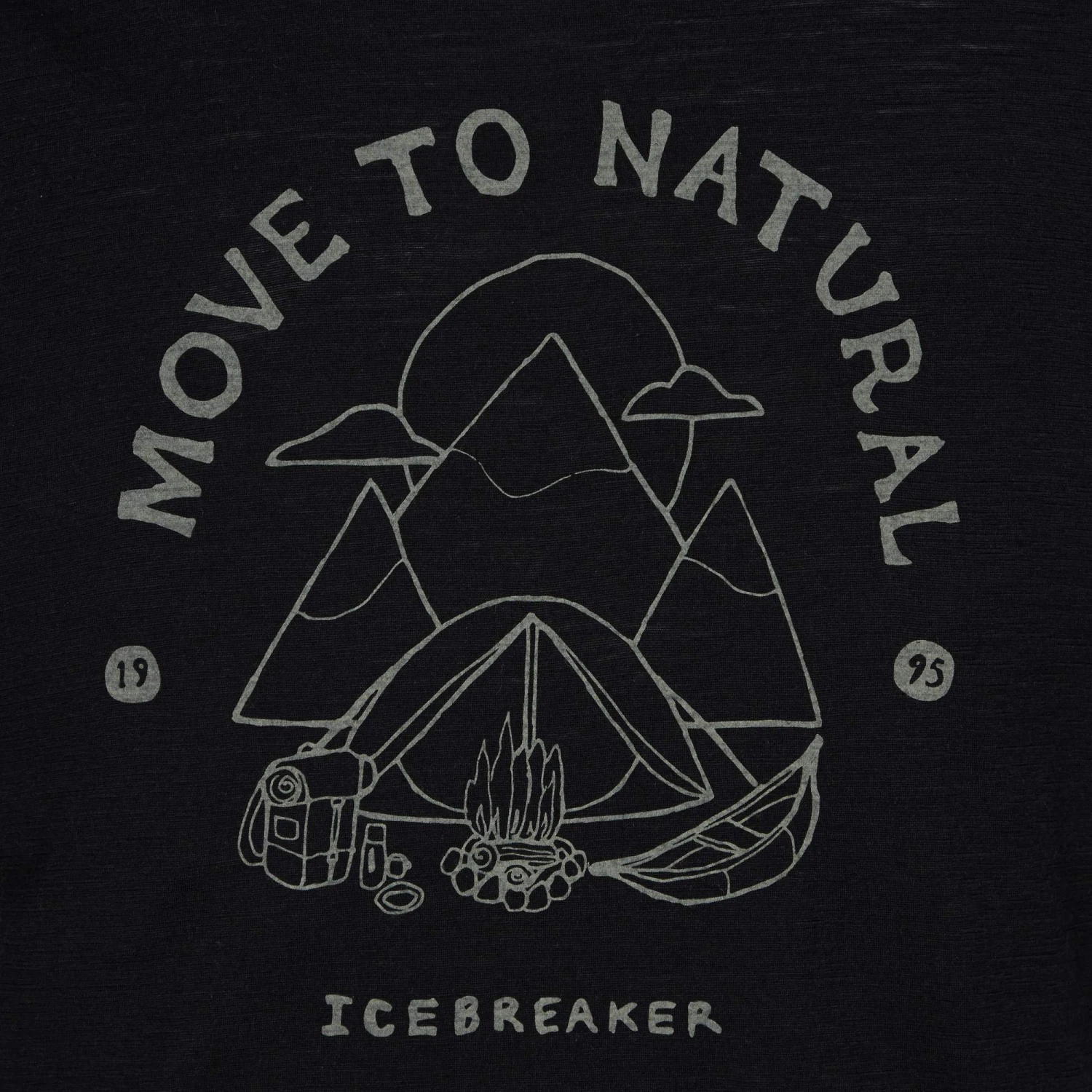 Icebreaker M TECH LITE II SS TEE CANOPY CAMPER Herren - Funktionsshirt – Bild 3